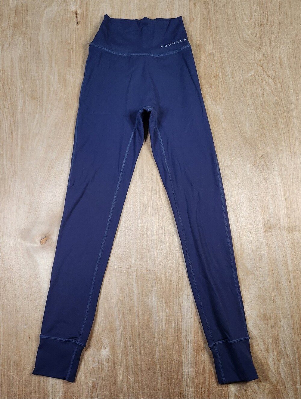 YoungLA Women’s Slate Blue High-Rise Leggings Size XS